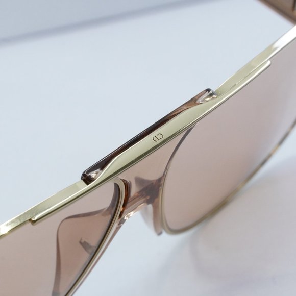 FINAL PRICE NEW DIOR DIORSIGNATURE A3U 10Y GOLD PINK SUNGLASSES - Picture 4 of 12